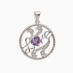 серебряные кулоны с цирконом 59053507